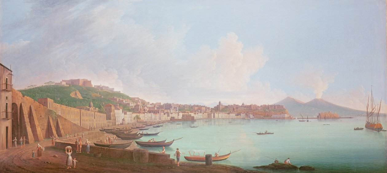 Bucht von Neapel, 18. Jahrhundert von Pietro Fabris
