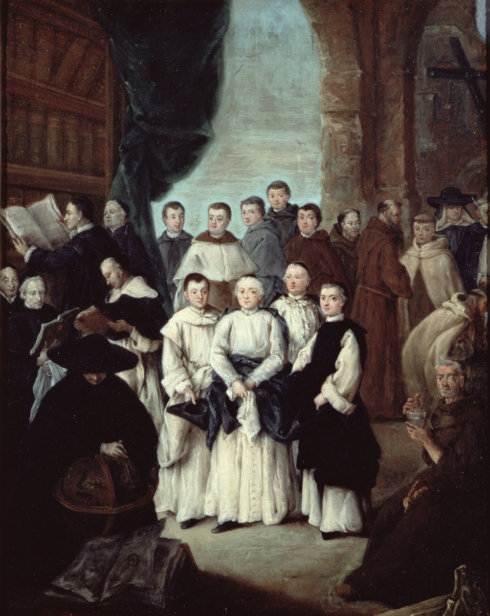 Mönche in Venedig von Pietro Longhi