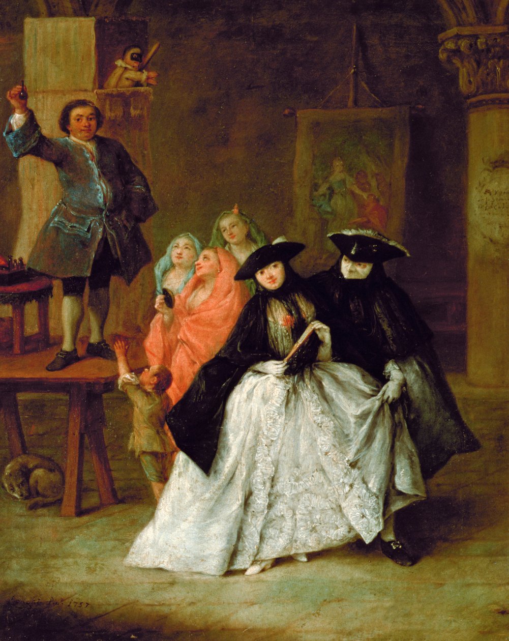 Der Scharlatan, 1757 von Pietro Longhi