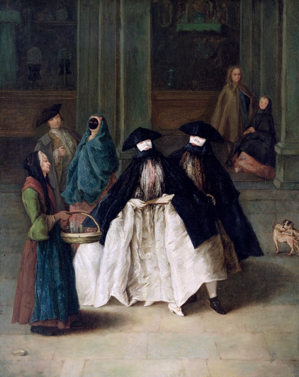 Der Parfümverkäufer von Pietro Longhi