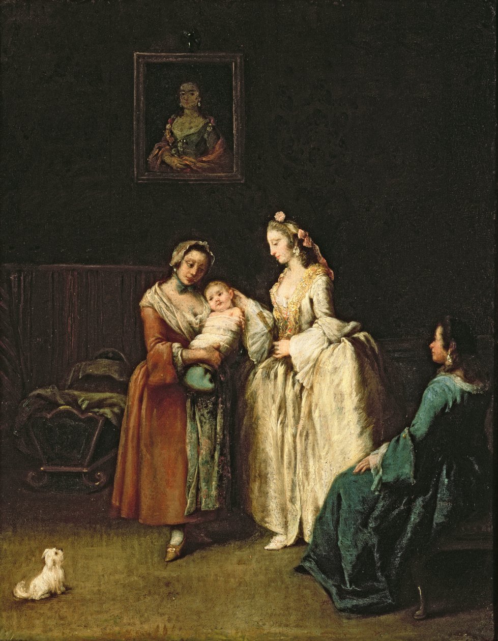 Die Amme von Pietro Longhi