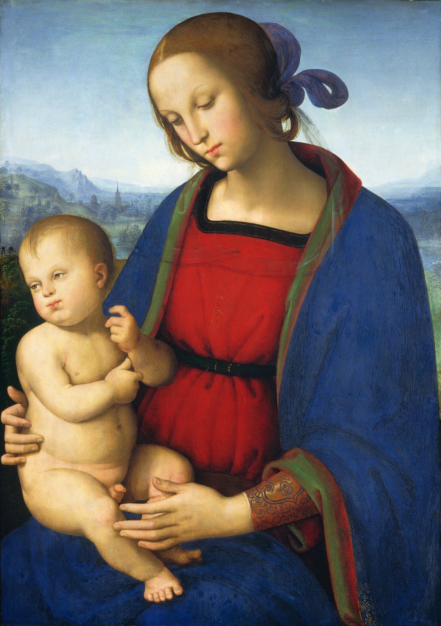 Madonna mit Kind von Pietro Perugino
