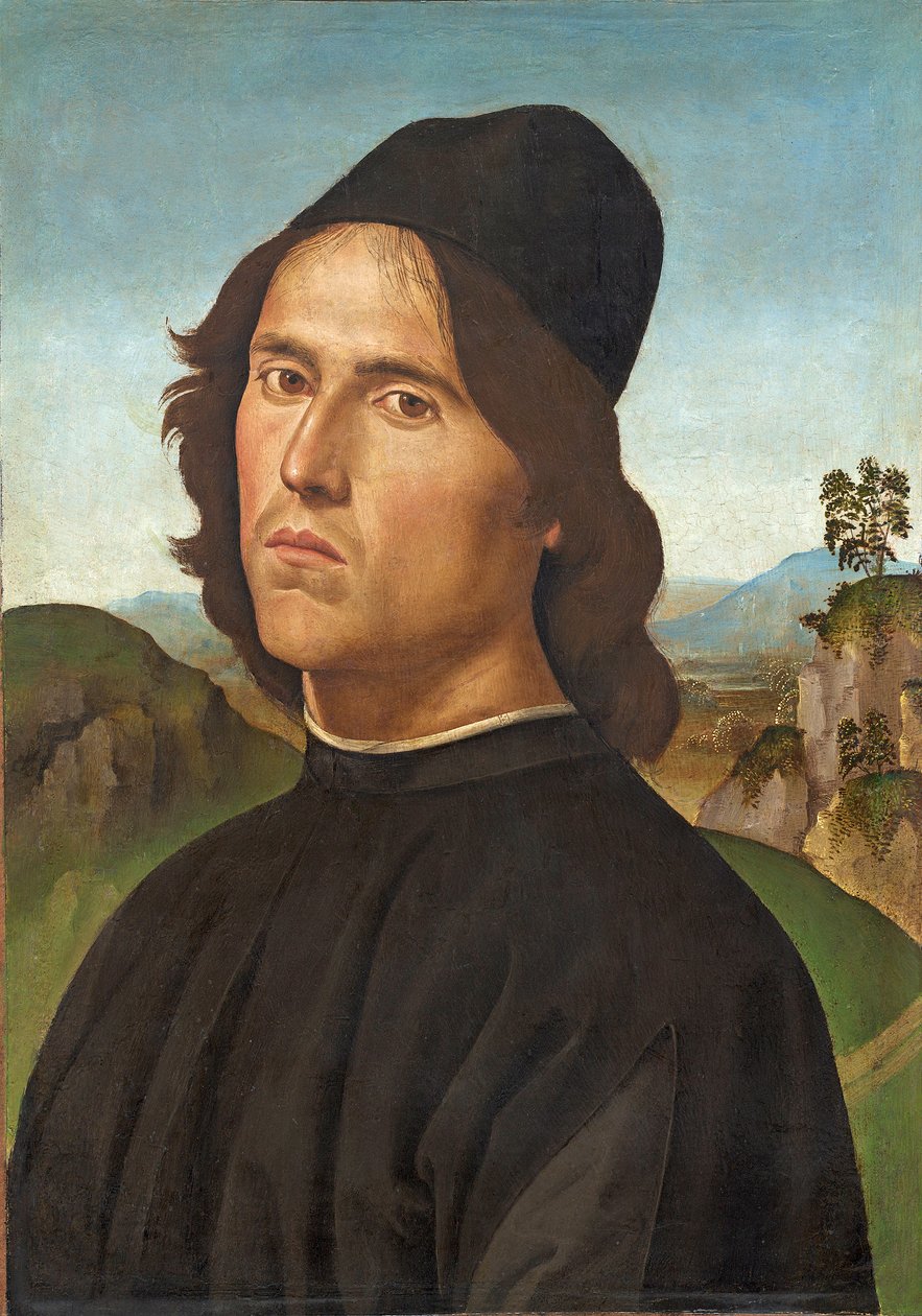 Porträt von Lorenzo di Credi, 1488 von Pietro Perugino