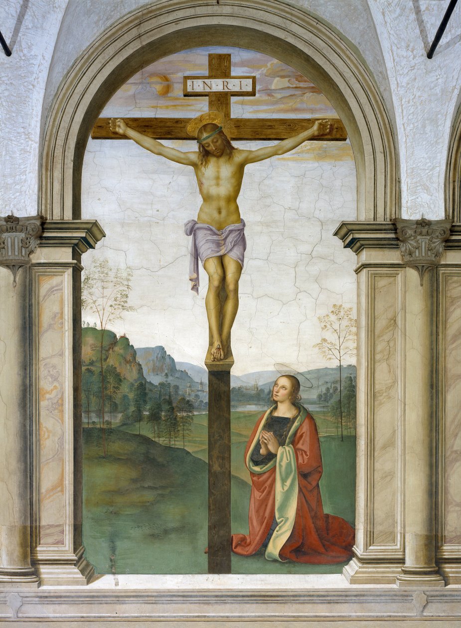 Die Kreuzigung, 1494-96 von Pietro Perugino
