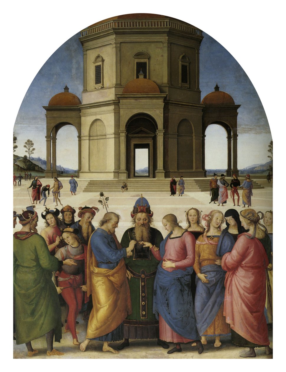 Die Vermählung der Jungfrau von Pietro Perugino