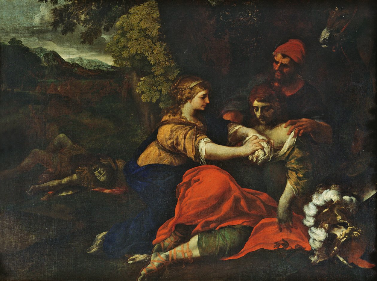 Tancred und Erminia, ca. 1640-45 von Pietro da Cortona