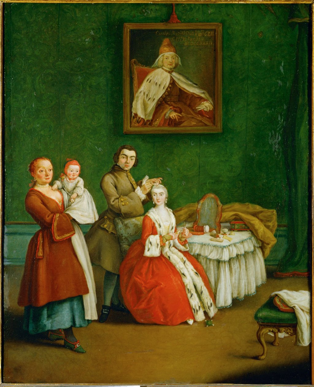 Der Friseur von Pietro (circle of) Longhi