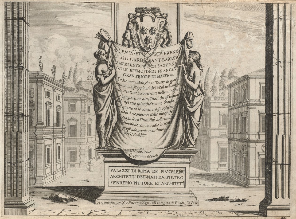 Palazzi di Roma de piu Celebri Architetti von Pietro Ferrerio