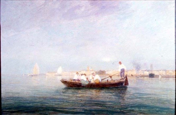 Die Fähre von Pietro Fragiacomo
