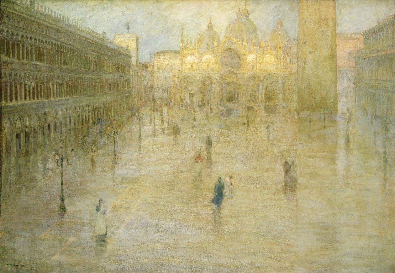 Der Markusplatz in Venedig von Pietro Fragiacomo