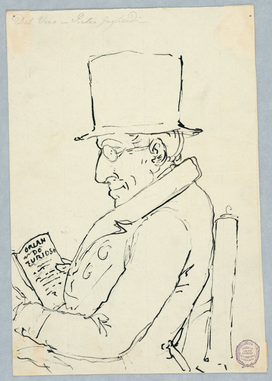 Porträt eines Mannes von Pietro Gagliardi