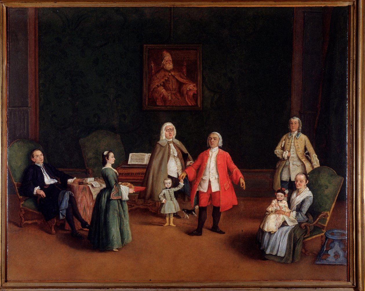 Porträt einer Familie von Pietro Longhi
