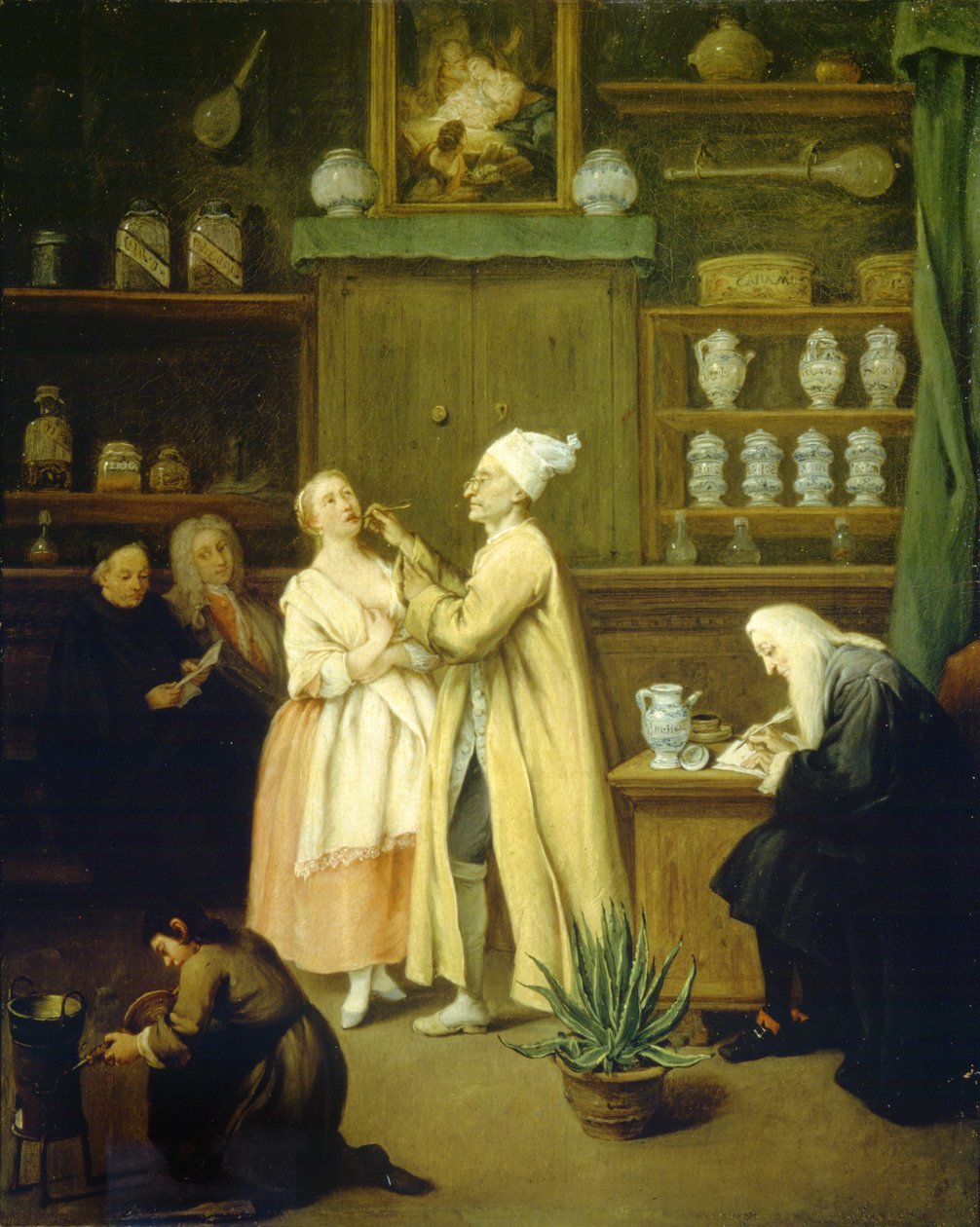 Der Apotheker, ca. 1752 von Pietro Longhi