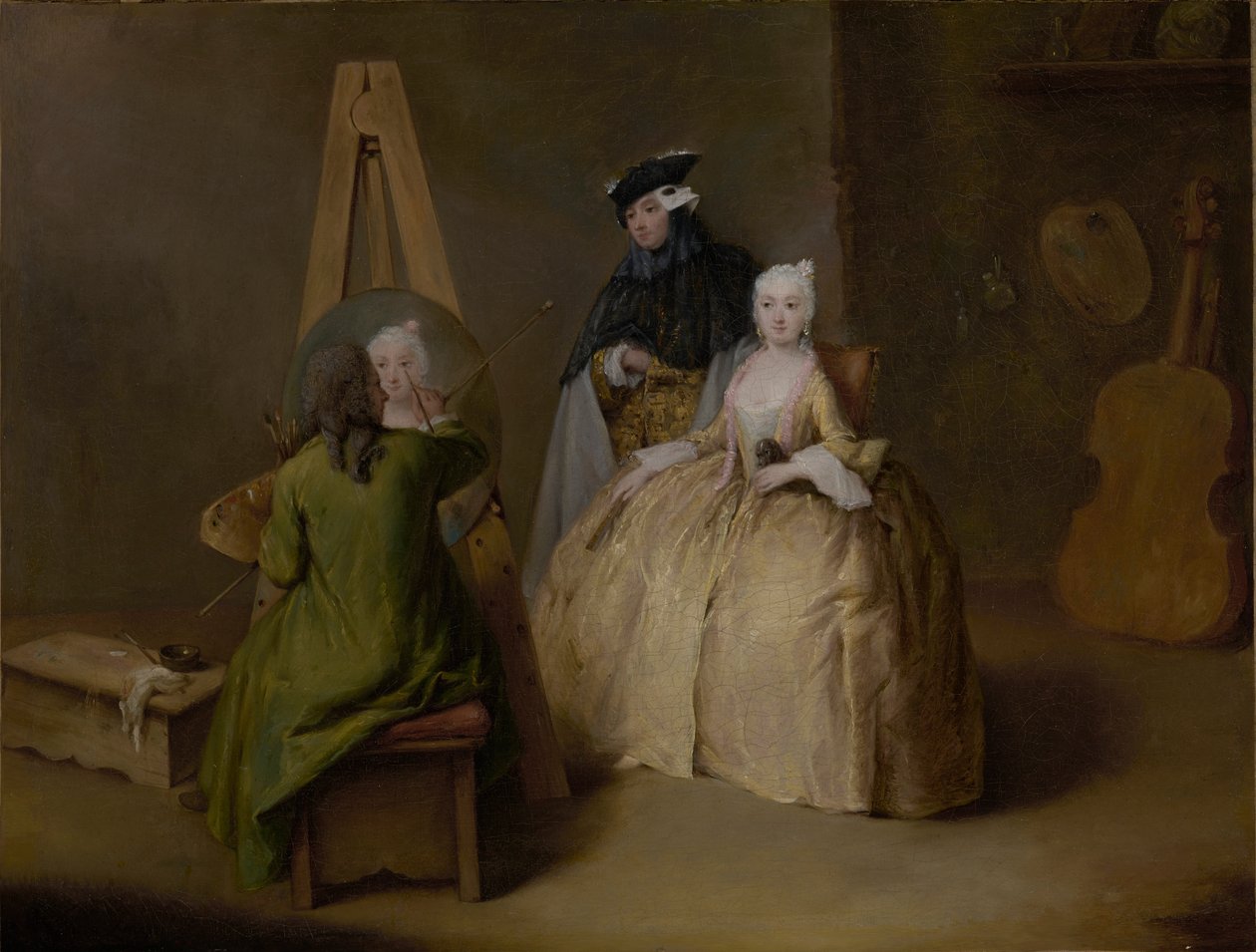 Der Maler in seinem Atelier von Pietro Longhi