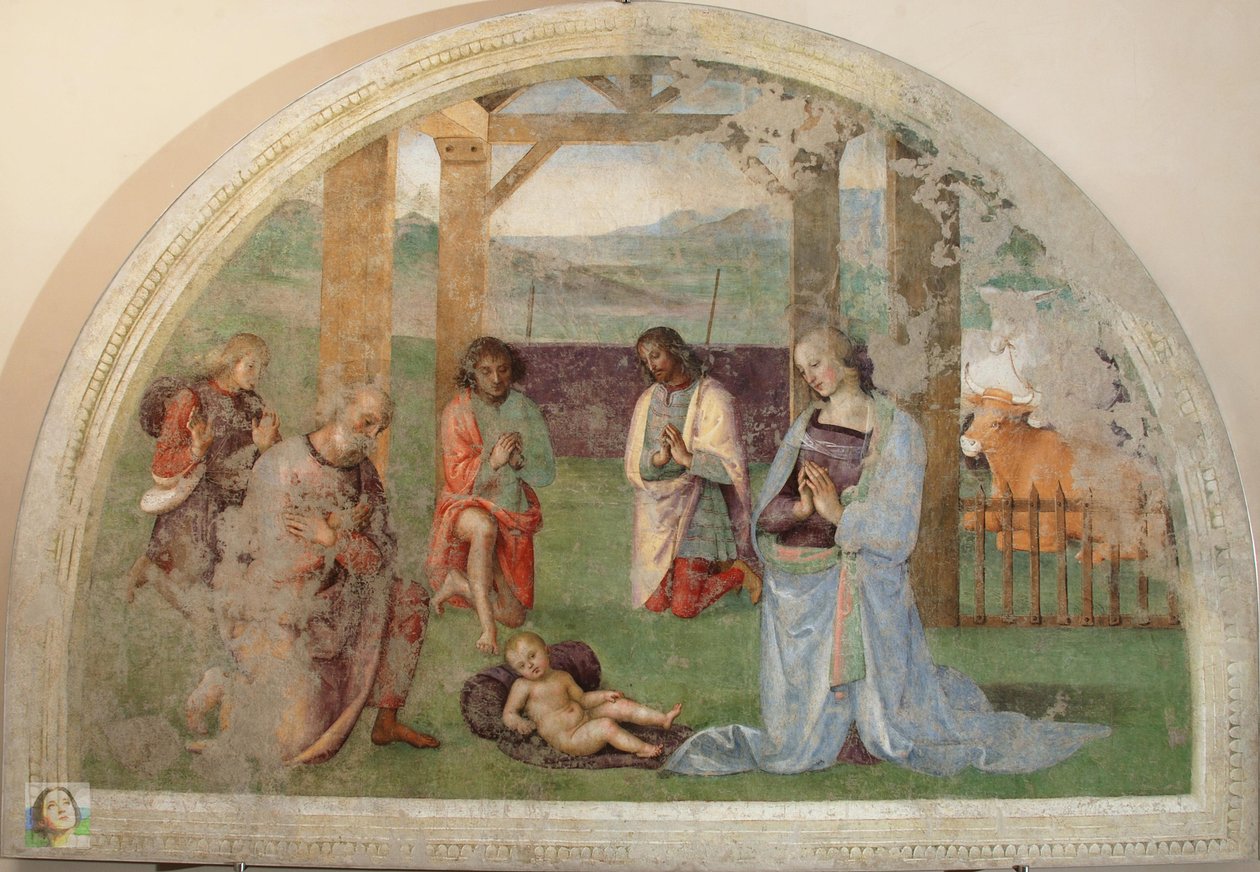 Anbetung der Hirten von Pietro Perugino