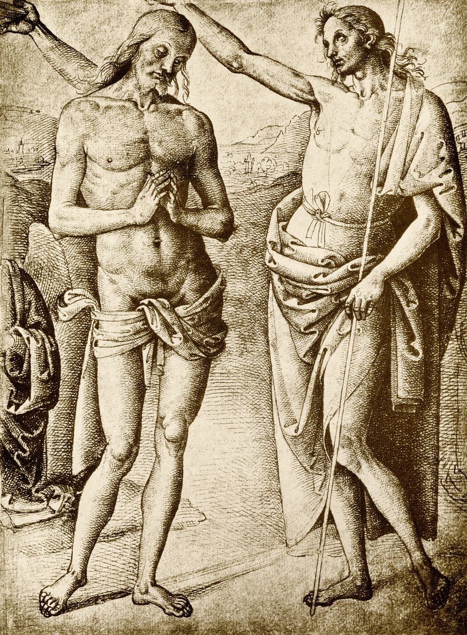 Taufe Christi von Pietro Perugino