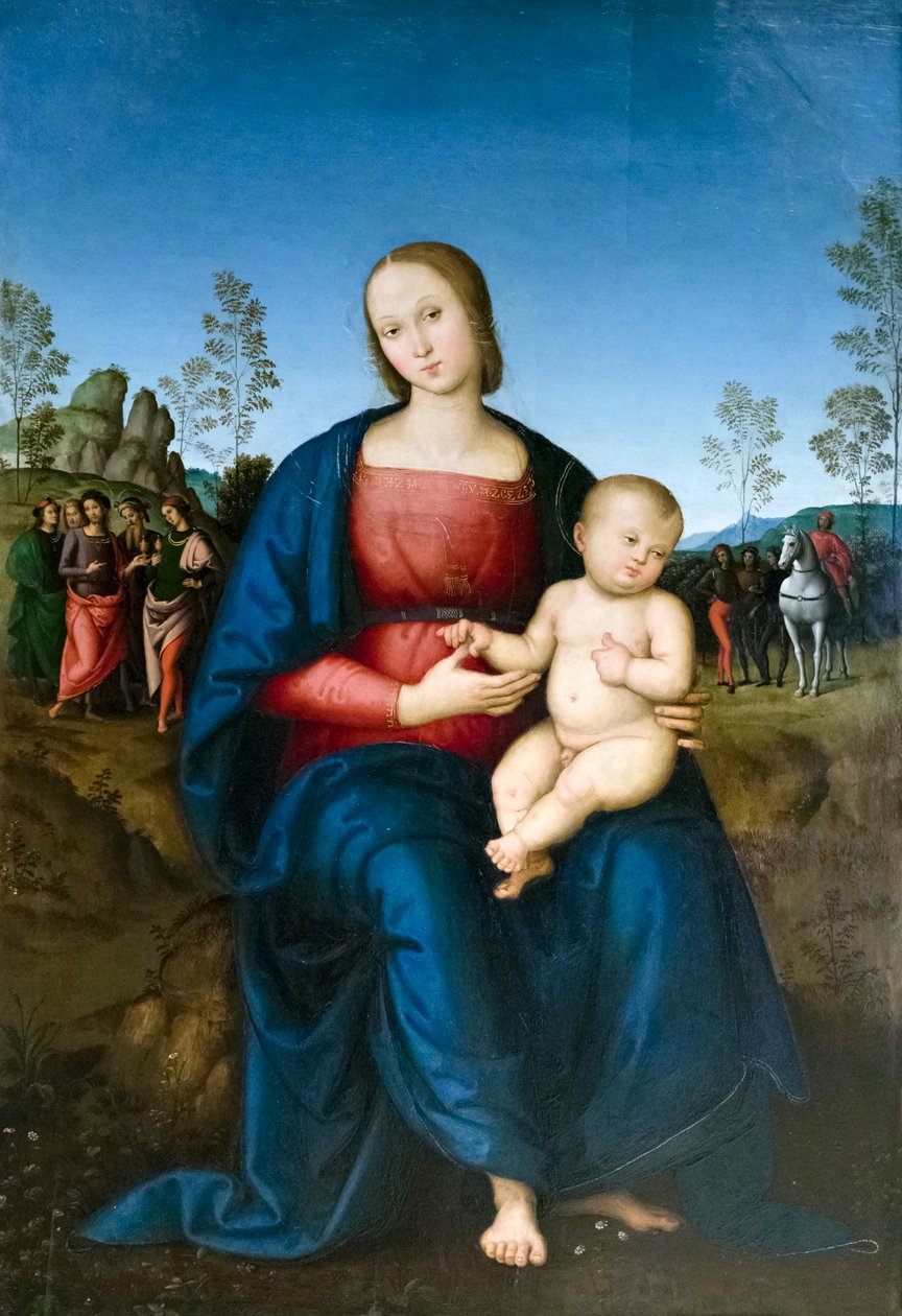 Jungfrau mit Kind von Pietro Perugino