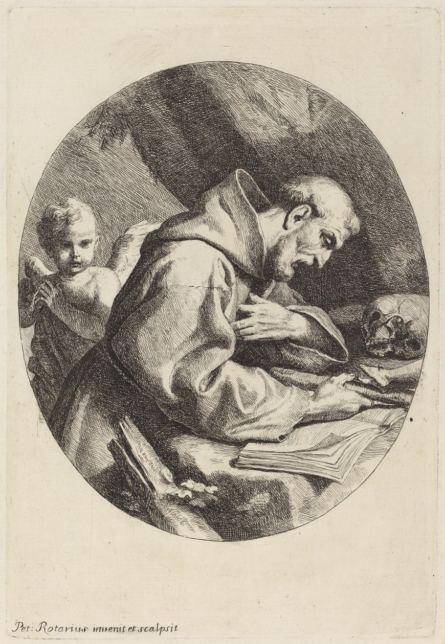 Heiliger Franziskus von Pietro Antonio Rotari