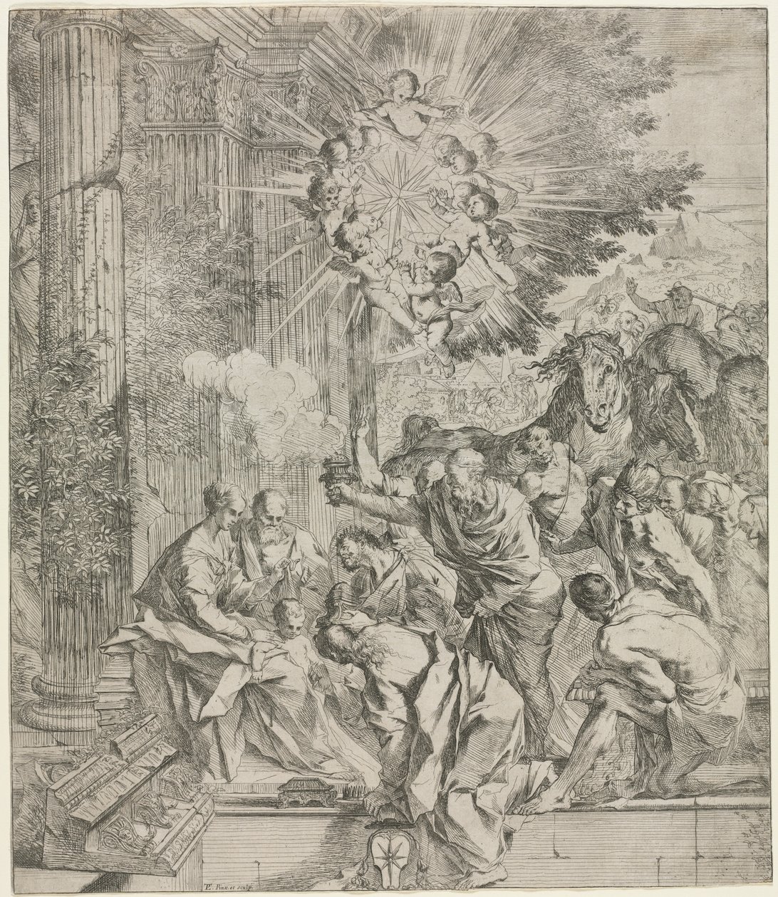Anbetung der Könige von Pietro Testa