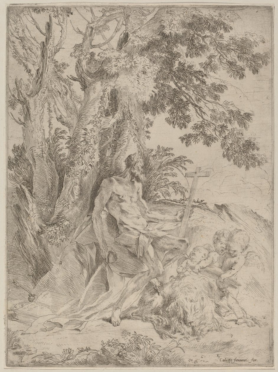 Heiliger Hieronymus von Pietro Testa