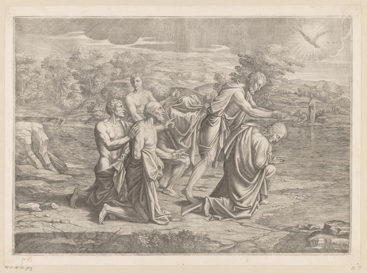 Taufe Christi von Pietro del Po