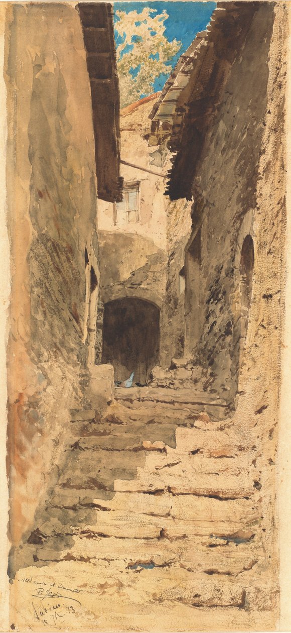 Ein Blick in Subiaco von Pio Joris