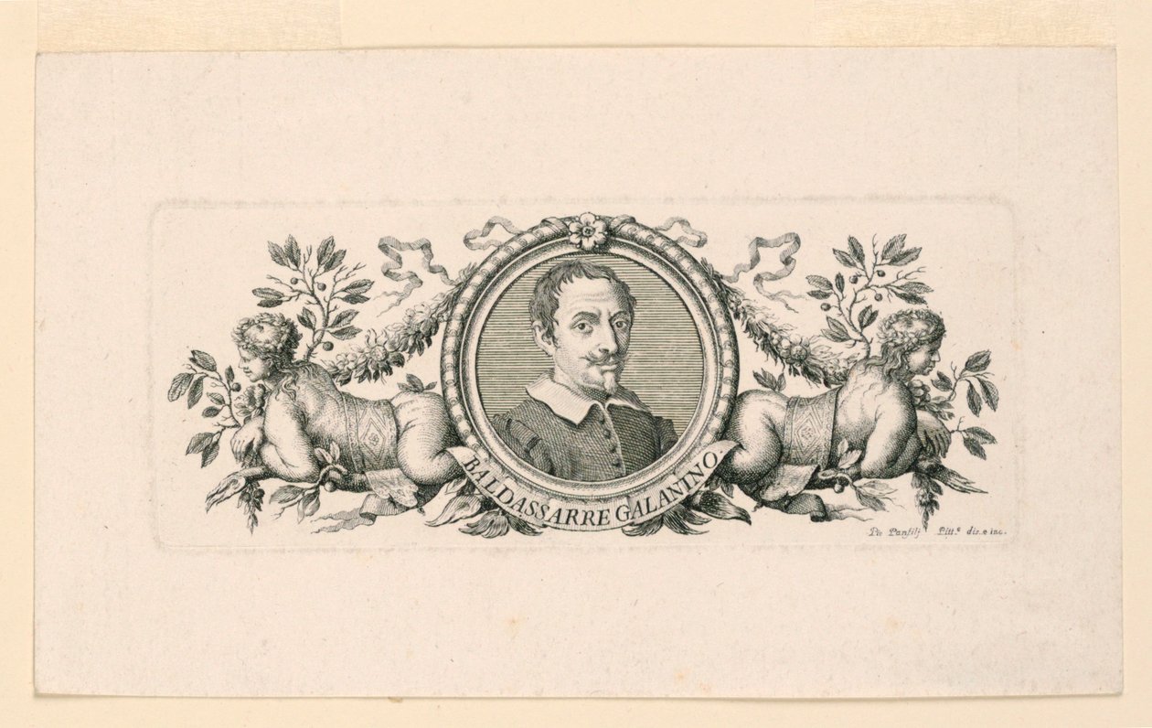 Porträt von Baldassarre Galanino von Pio Panfili