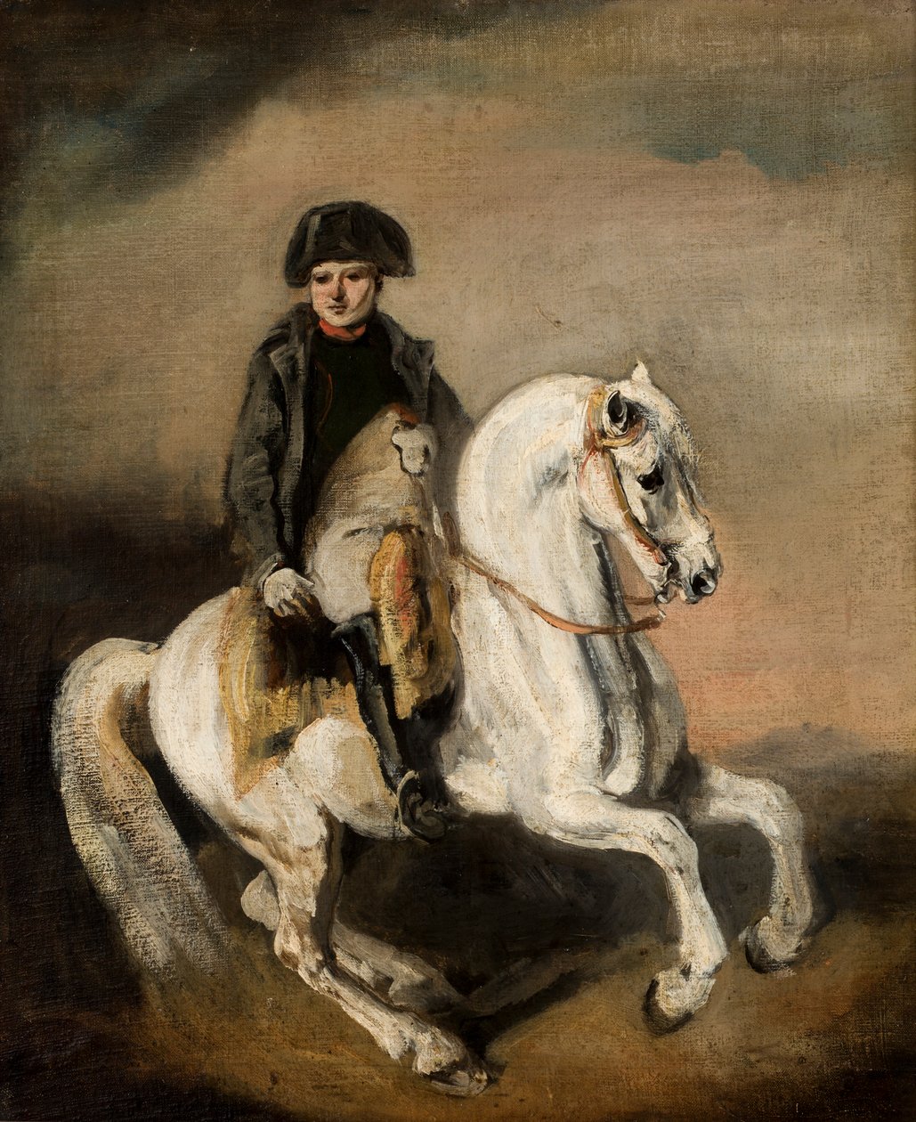 Napoleon zu Pferd von Piotr Michalowski