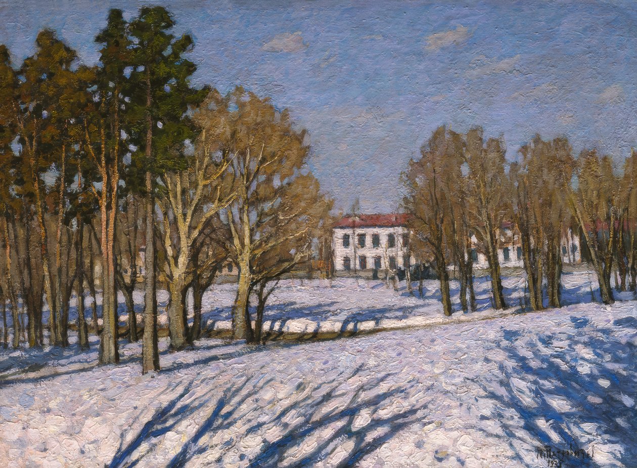 Der Petrowski-Park in Moskau von Pjotr Iwanowitsch Petrowitschew
