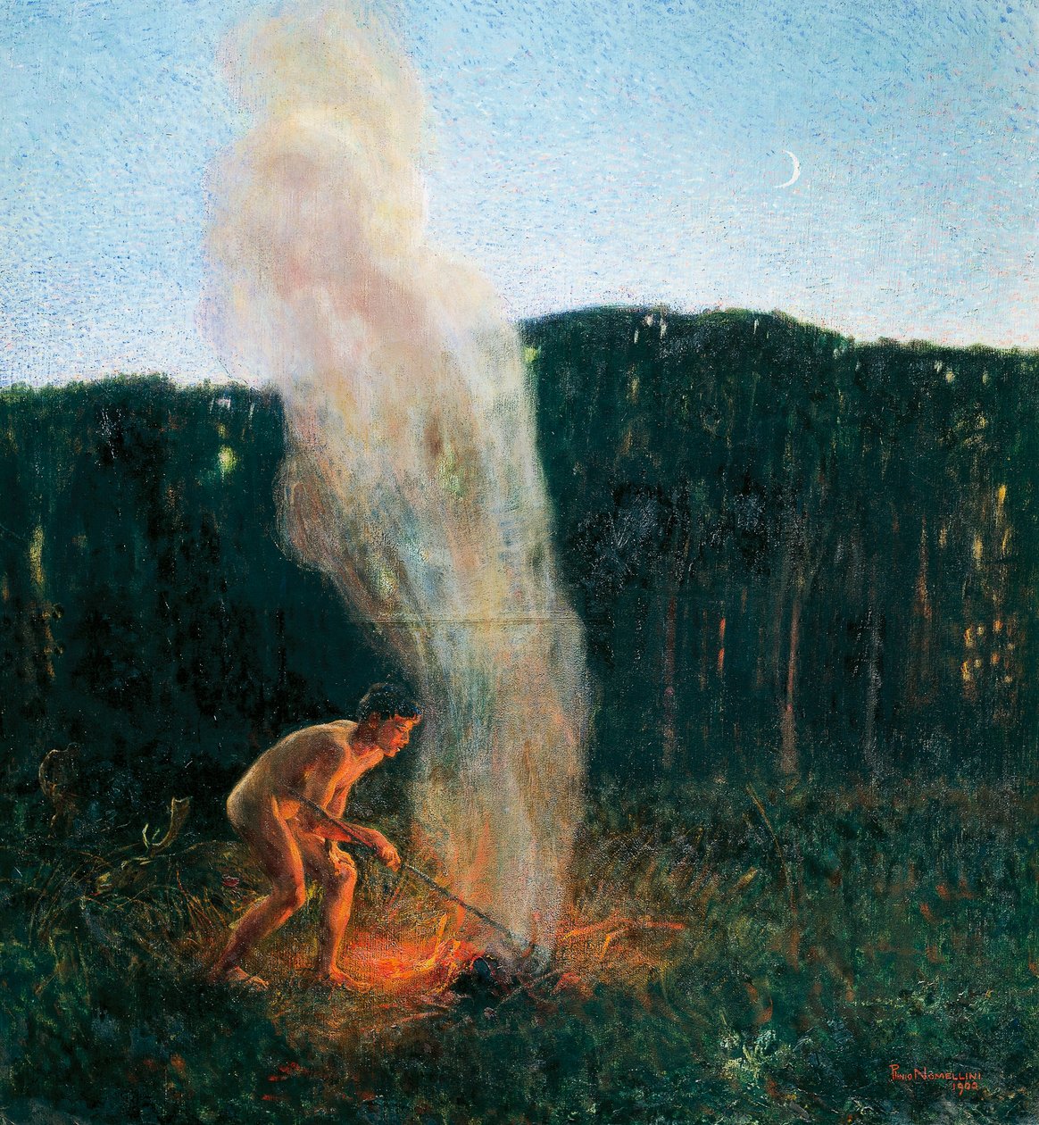 Rauchwolke von Plinio Nomellini