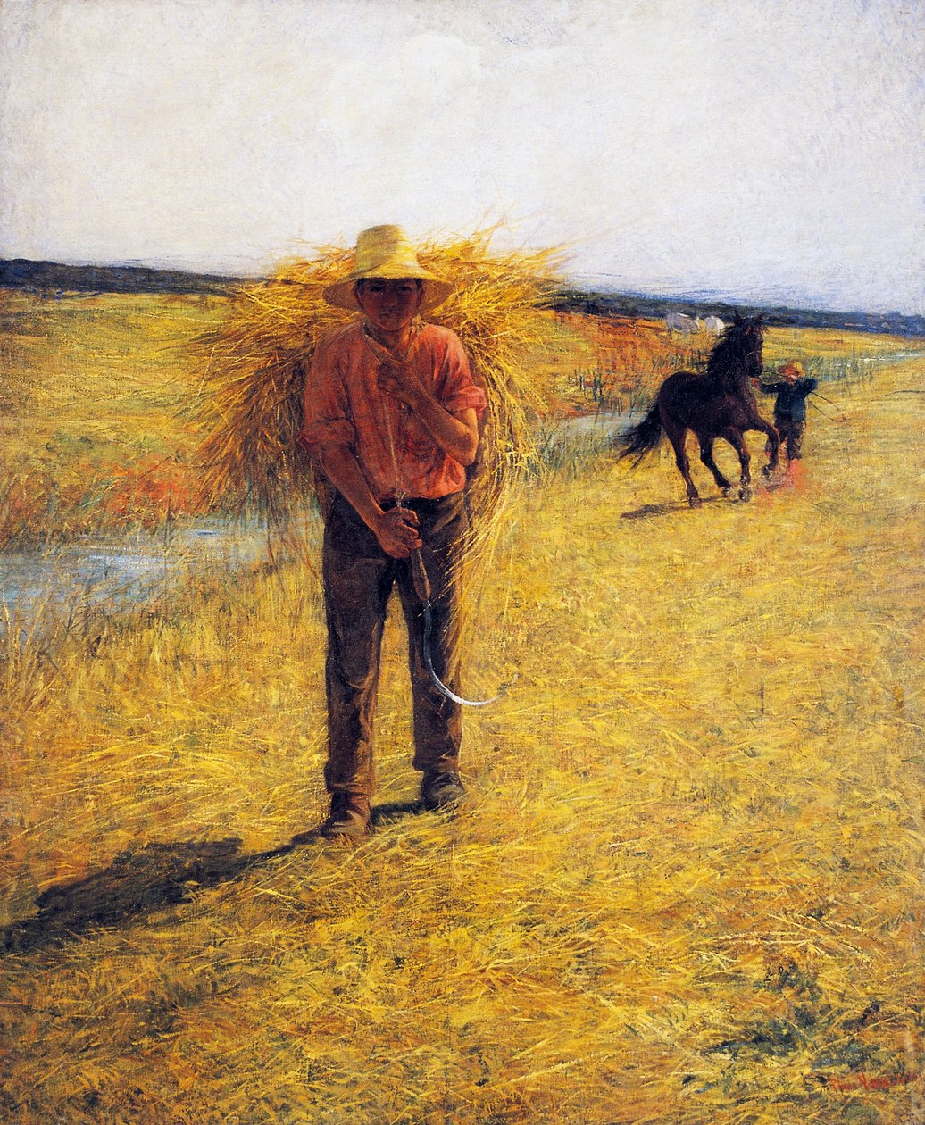 Heuernte von Plinio Nomellini