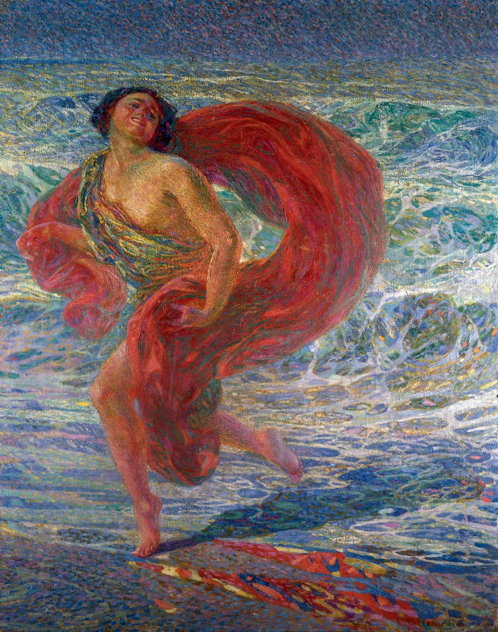 Isadora Duncan. Gioia tirrena, 1914 von Plinio Nomellini