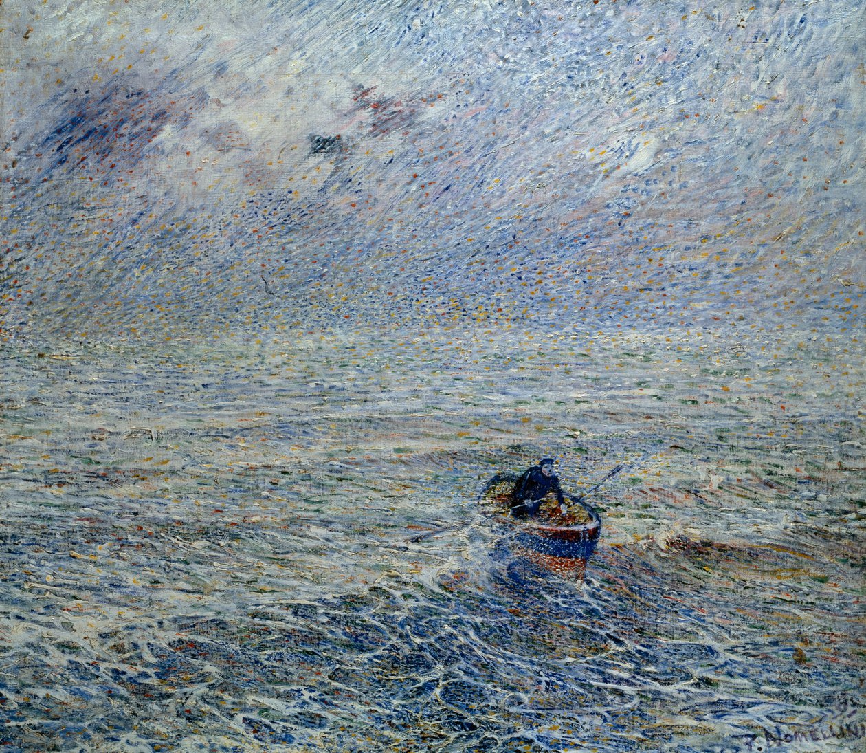 Meer von Genua von Plinio Nomellini