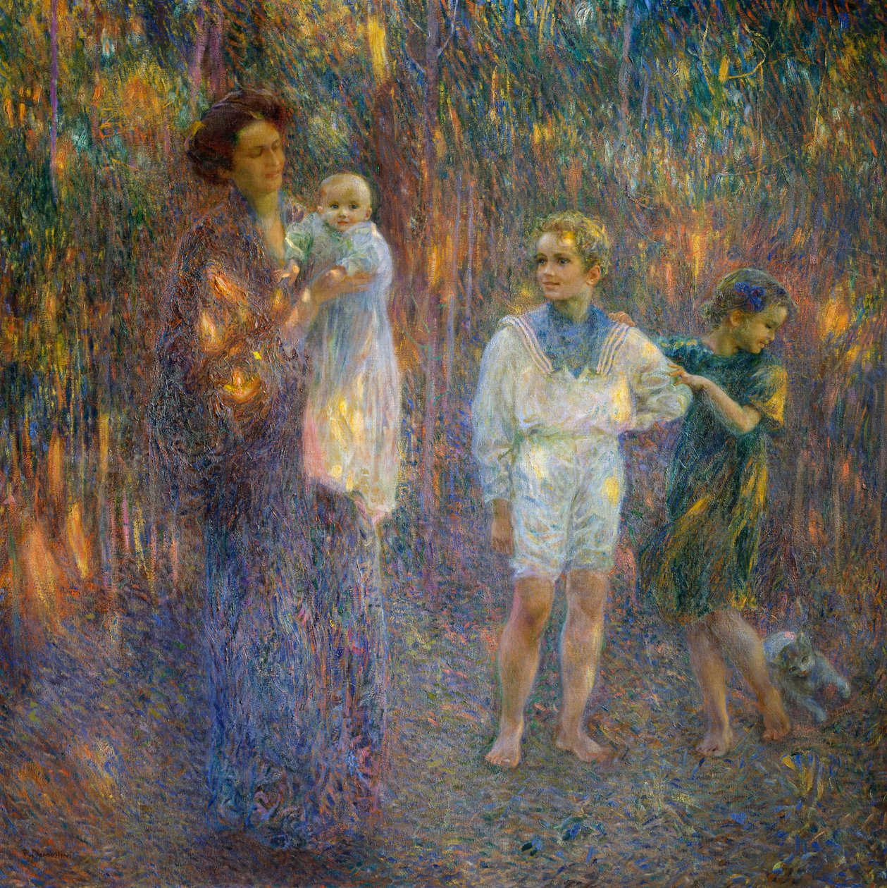 Jüngere Schwester von Plinio Nomellini