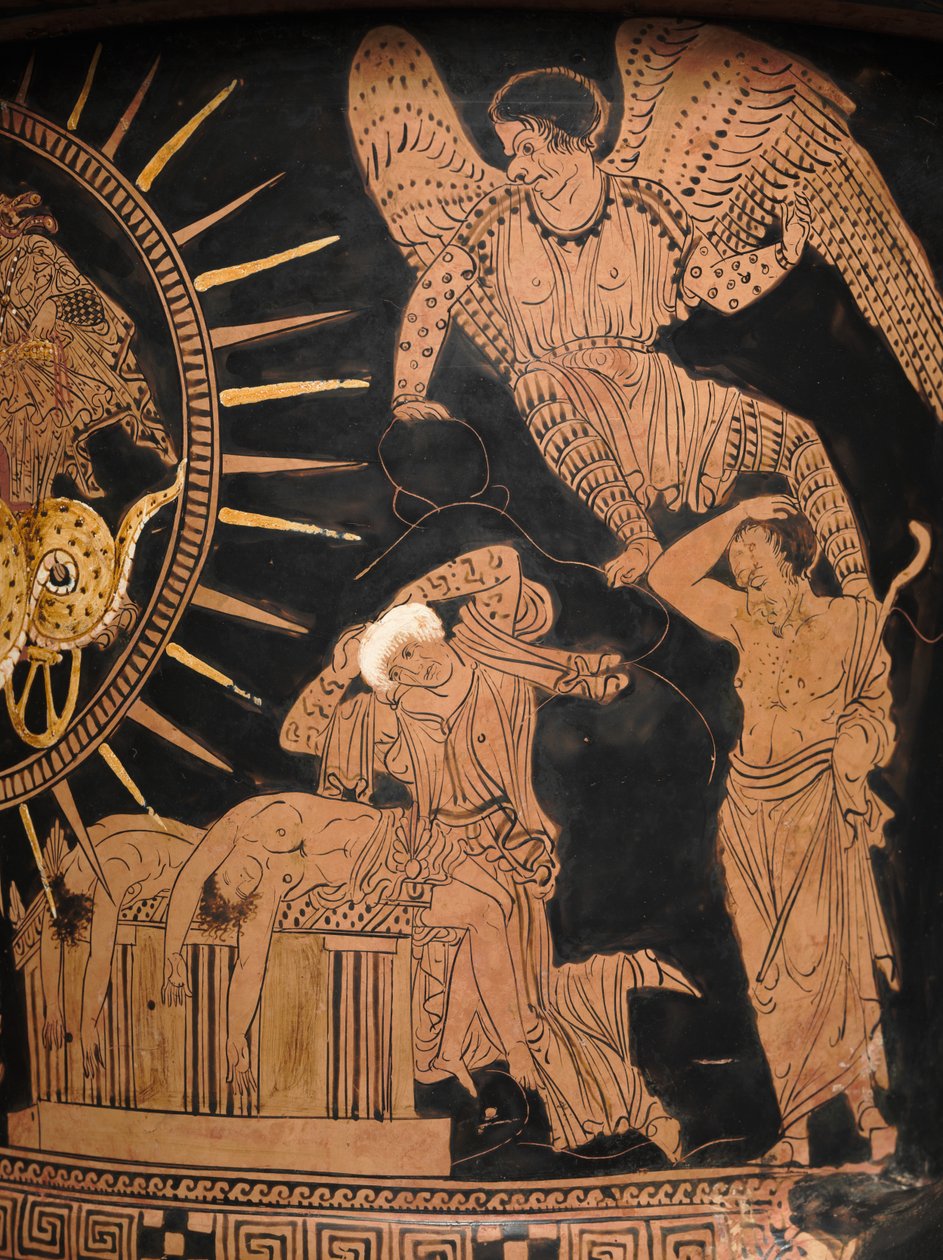 Lukanischer Kalix-Krater, ca. 400 v. Chr. von Policoro Painter