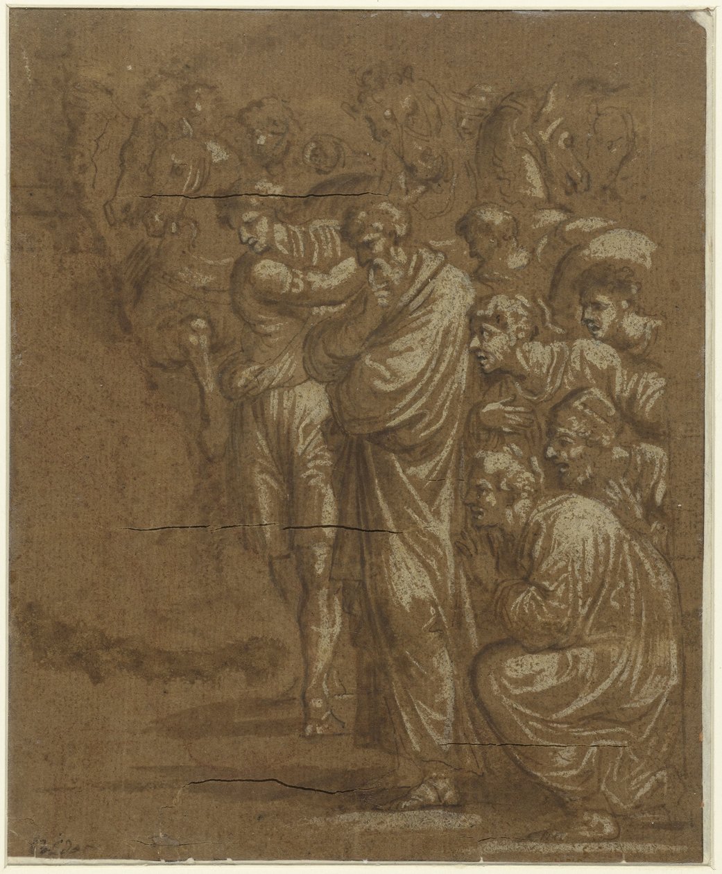 Anbetung der Könige von Polidoro da Caravaggio (possibly)