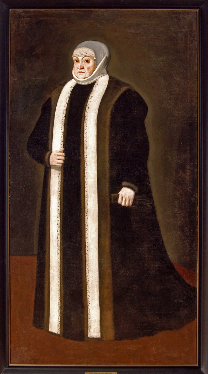 Porträt von Königin Bona von Polish School