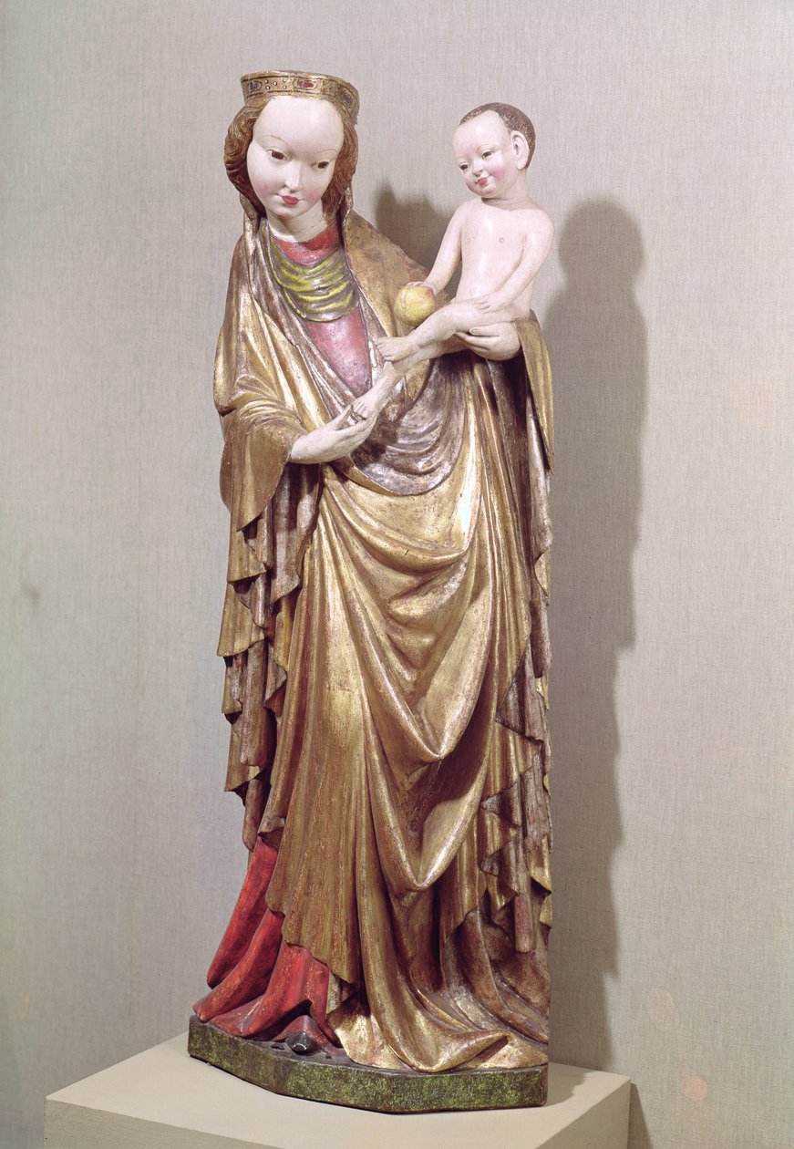 Jungfrau und Kind, ca. 1400 von Polish School