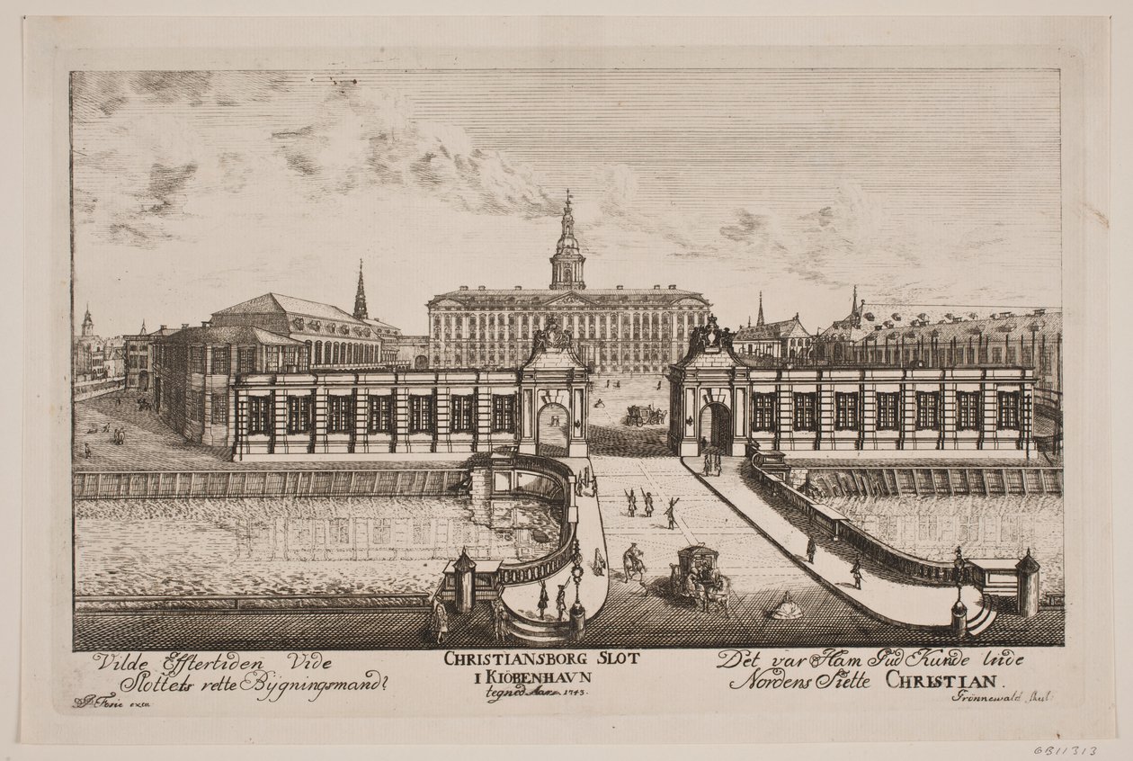 Schloss Christiansborg von Poul Isac Grønvold