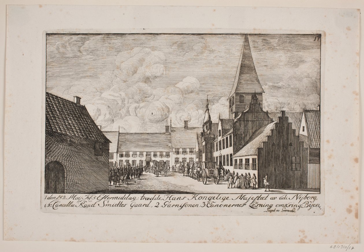 Frederik V in Nyborg von Poul Isac Grønvold