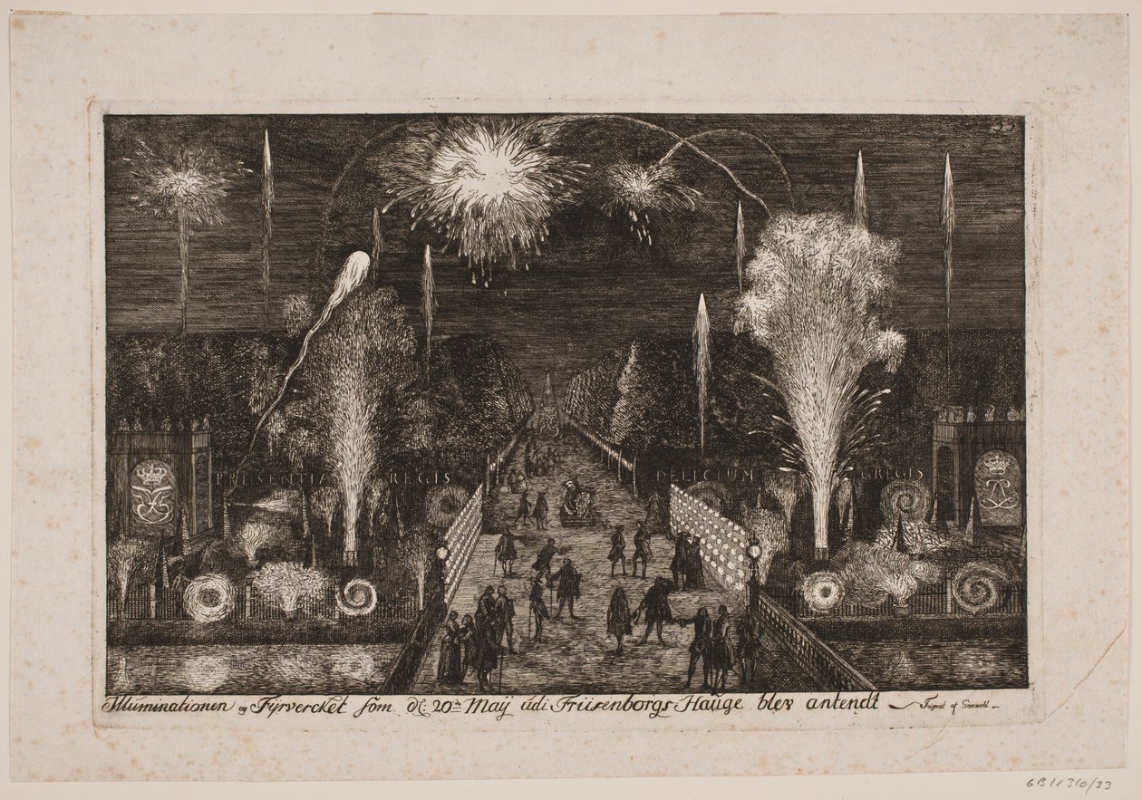 Illuminationen auf Frijsenborg von Poul Isac Grønvold