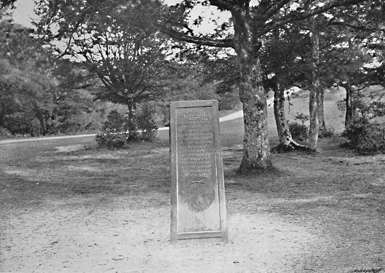 Rufus Stone, New Forest von Poulton and Co