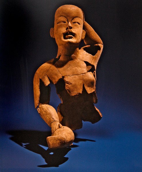 Sitzende Figur, Olmeken-Kultur von Pre Columbian Pre Columbian