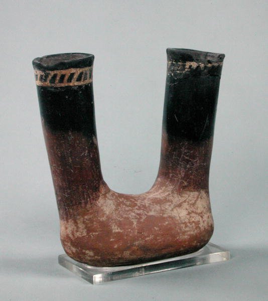 Schwarz getöpferter roter Topf, aus Badari von Predynastic Period Egyptian