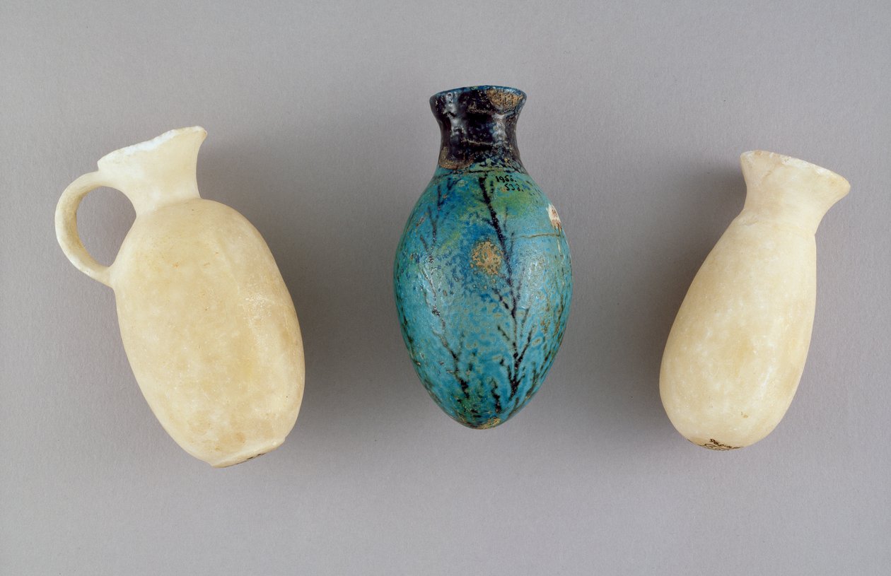 Drei Kosmetikbehälter aus Grab G.37, Jericho, ca. 1800-1700 v. Chr. von Prehistoric
