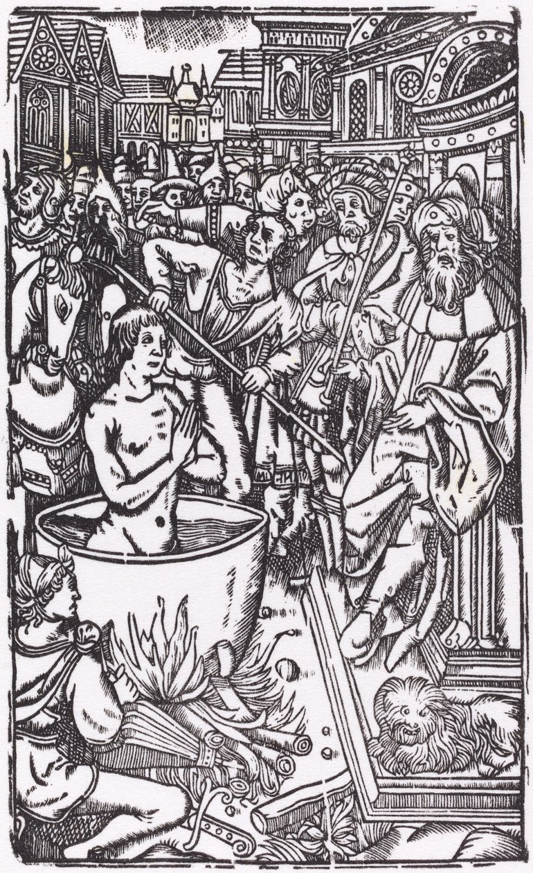 Das Martyrium eines Heiligen von Probably French 16th Century