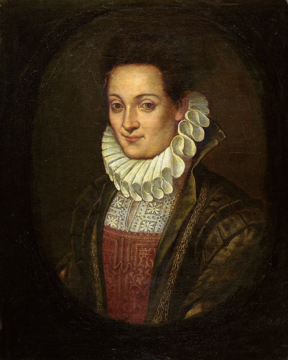 Porträt von Lavinia Fontana oder Selbstporträt der Künstlerin, um 1595 von Prospero Fontana