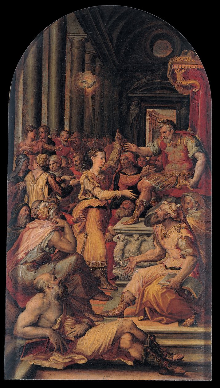 Der Streit der Heiligen Katharina von Prospero Fontana