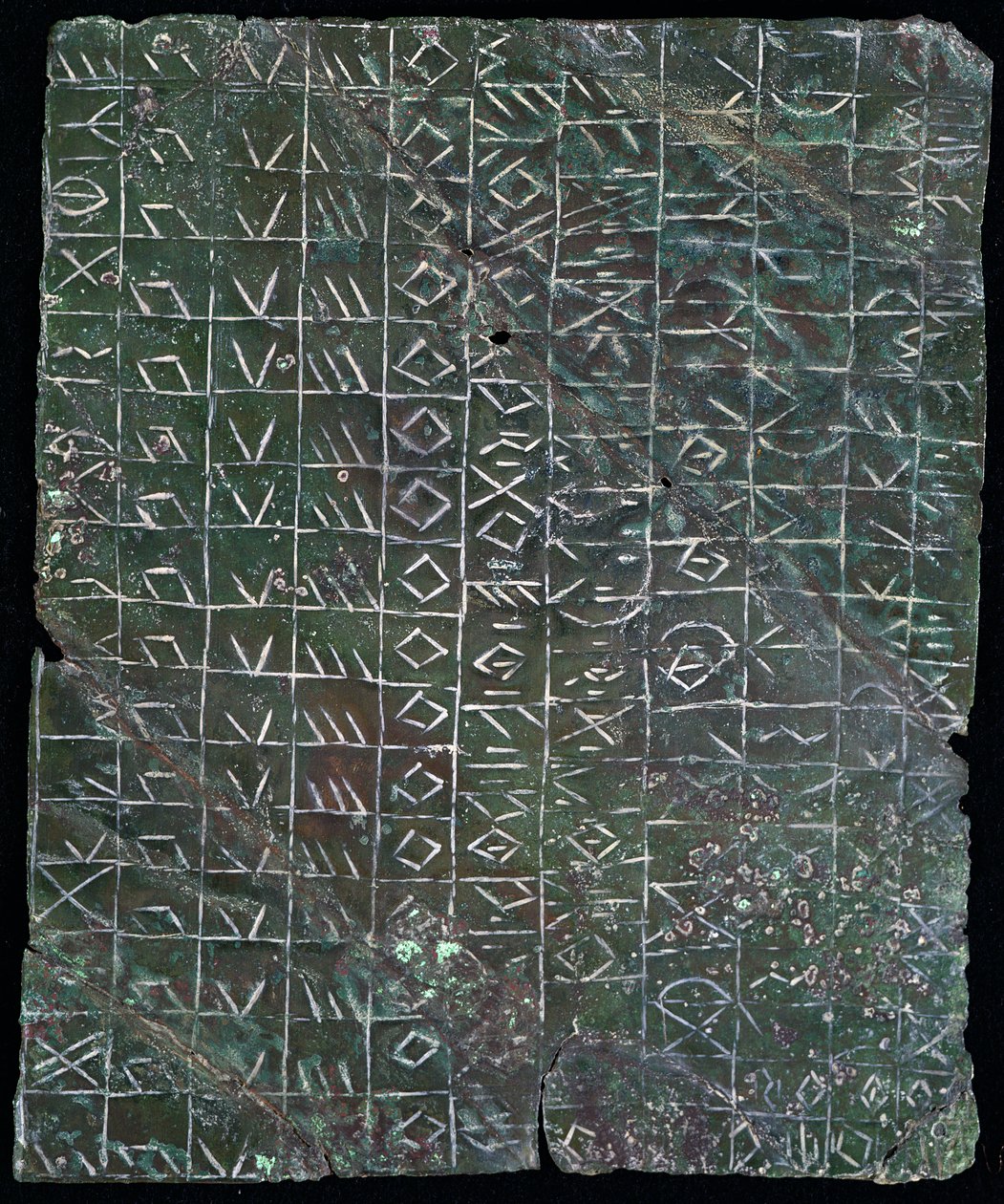 Votivtafel mit venetischer Inschrift, aus Italien von Protohistoric
