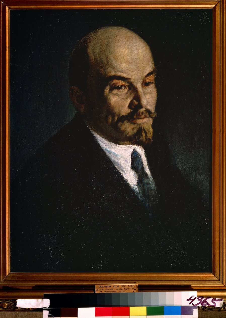 Porträt von Wladimir Lenin von Pyotr Ivanovich Kelin